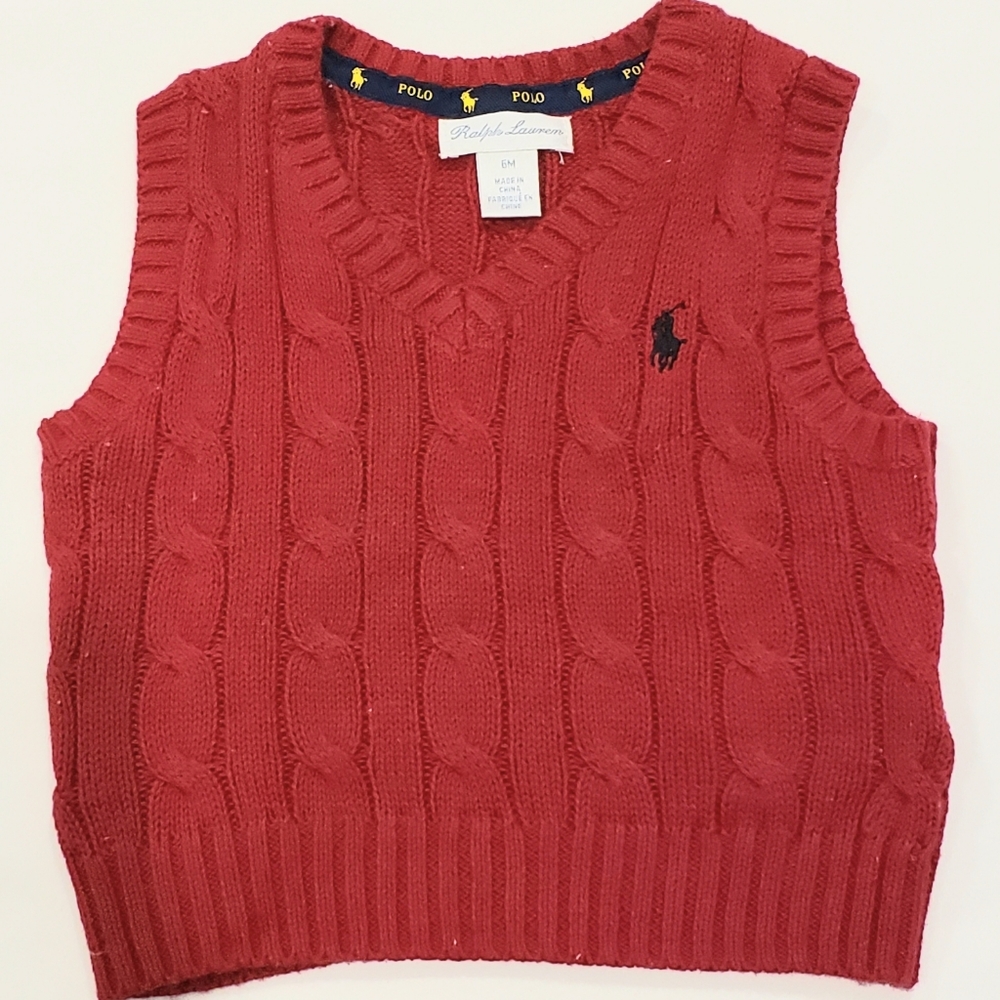 Ralph Lauren baby Red Vest